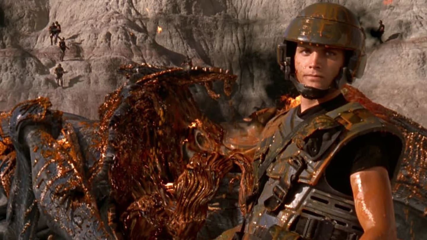 Best of Starship troopers shower scene video