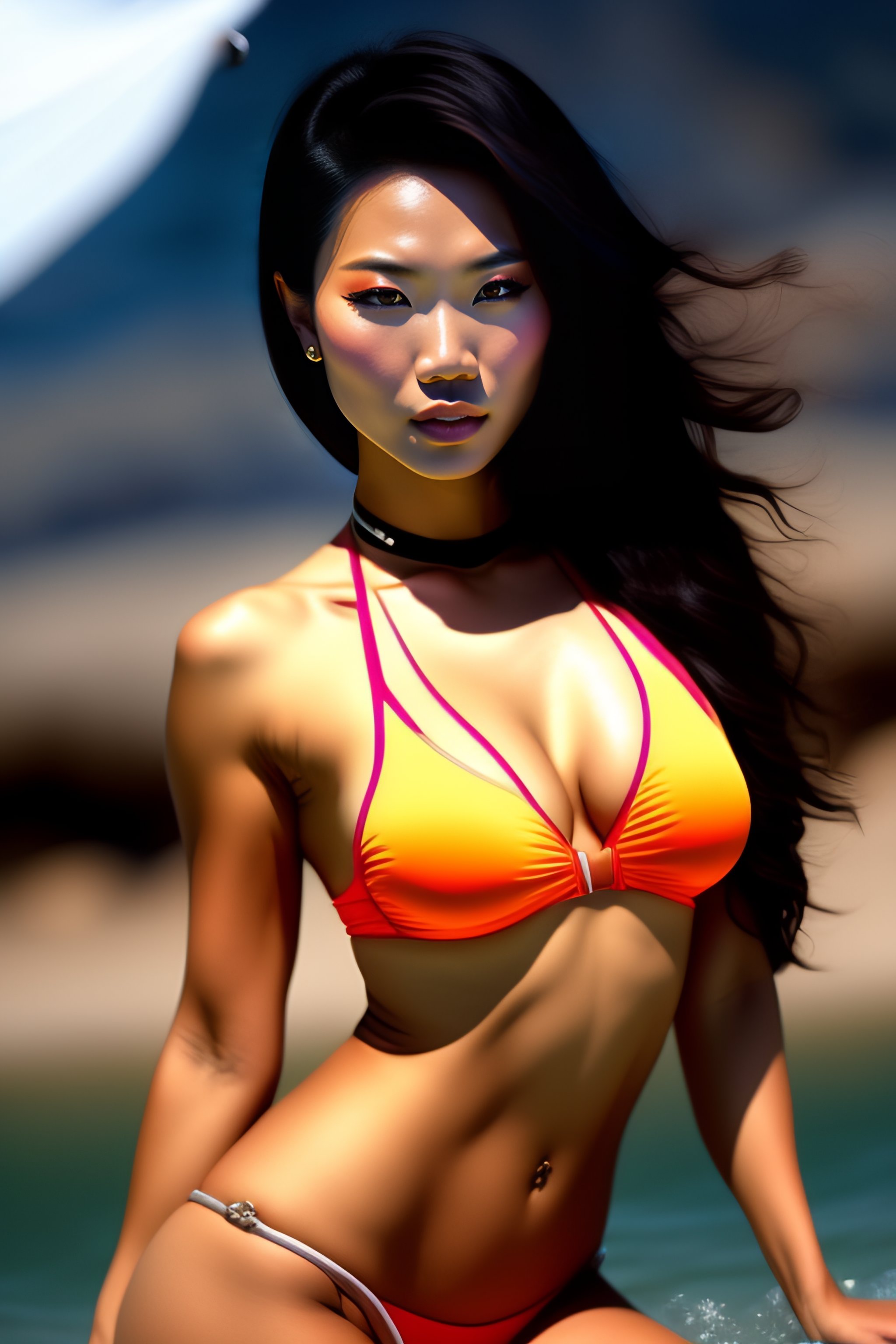 Best of Asian models in bikinis