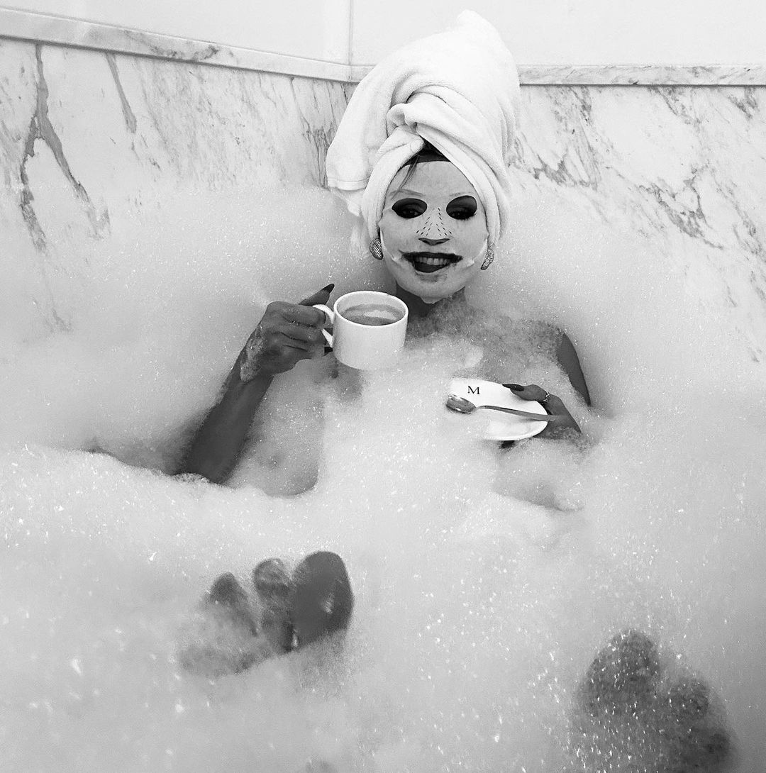 amanda marie stokes add photo heidi klum bubble bath