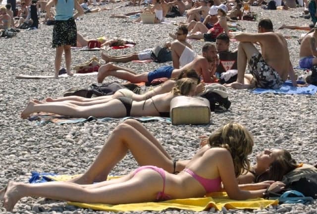 French Nude Beach Photos his pleasure