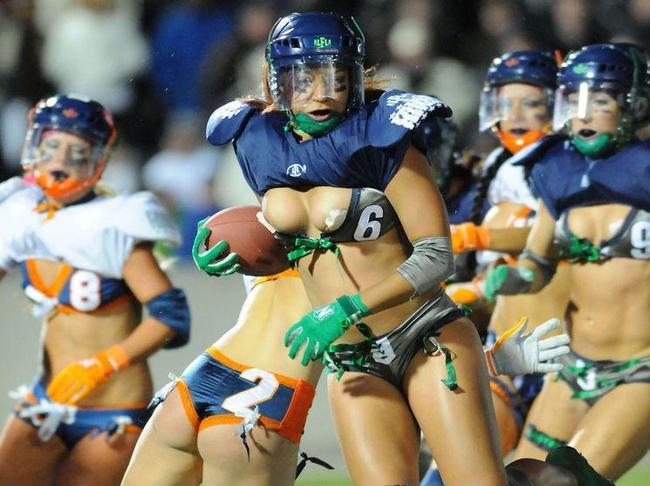 bruce torkelson recommends Lingerie Football Nip Slips