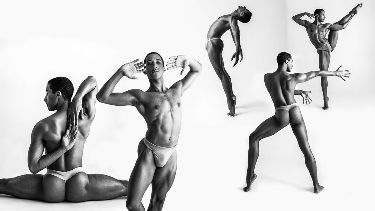 Nude Black Male Dancers lace pics