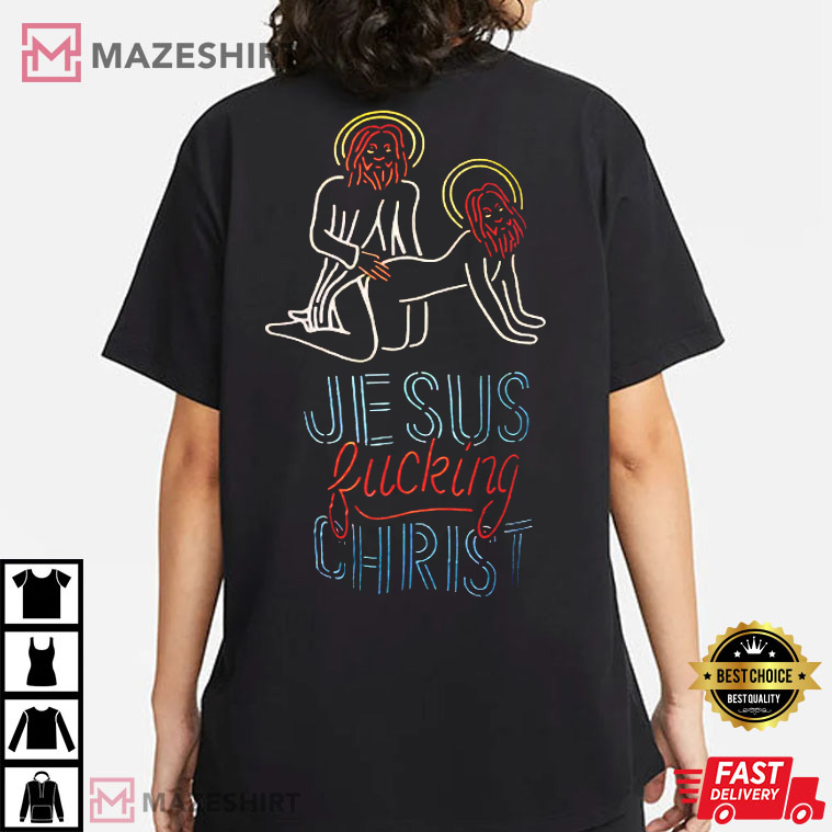 anton mcleod add jesus fucking christ tshirt photo