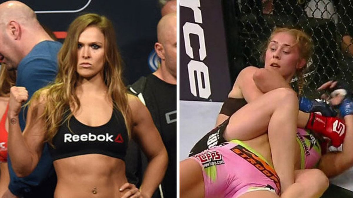 april saint recommends ronda rousey wardrobe malfunction pic