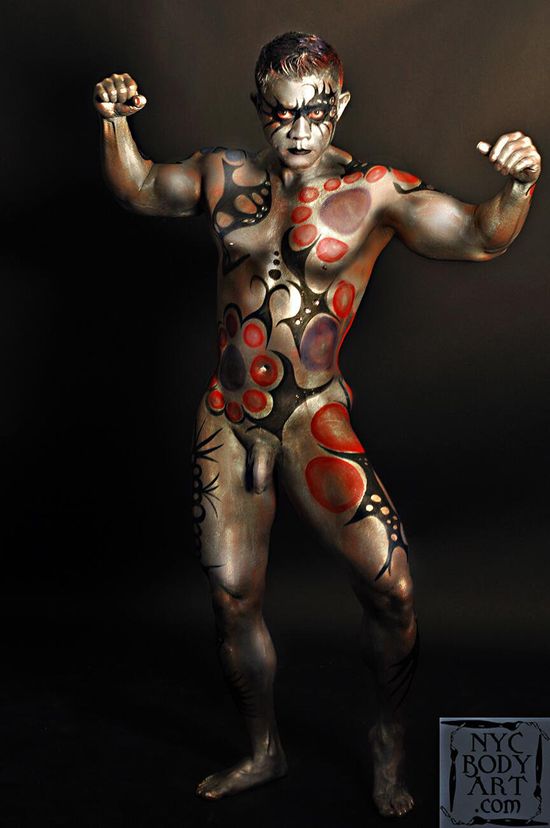 anthony hewison share fully nude body paint photos