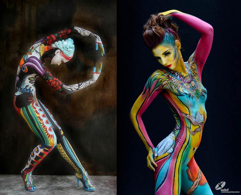 christy muse add pictures of body painting photo