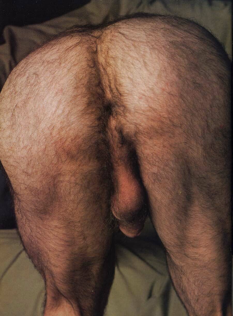naked men with hairy asses