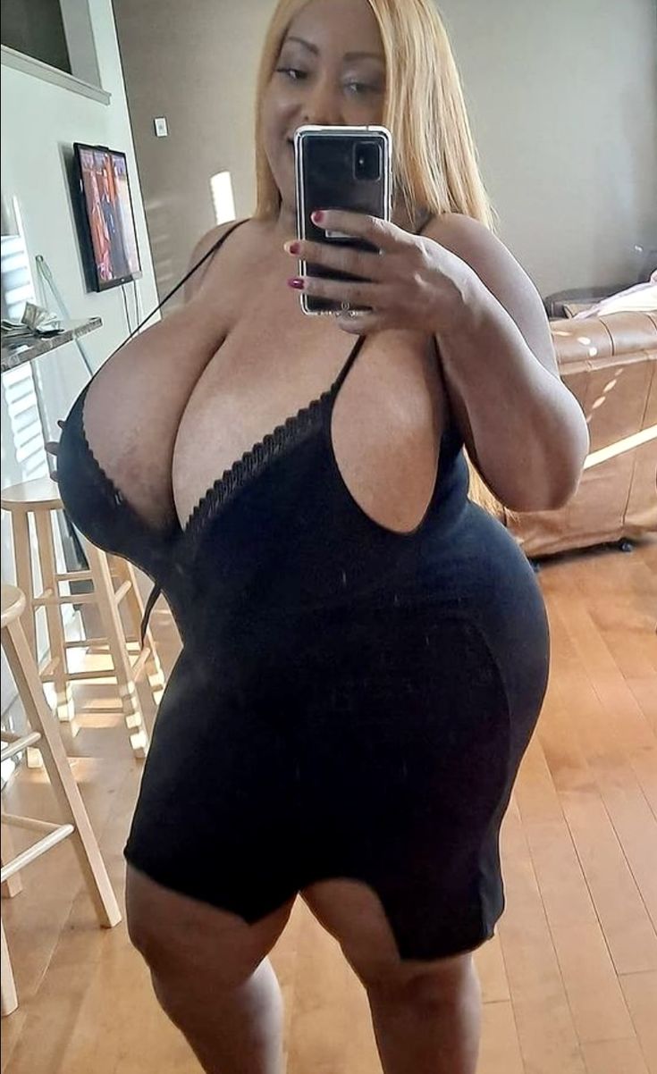 big black ebony breast