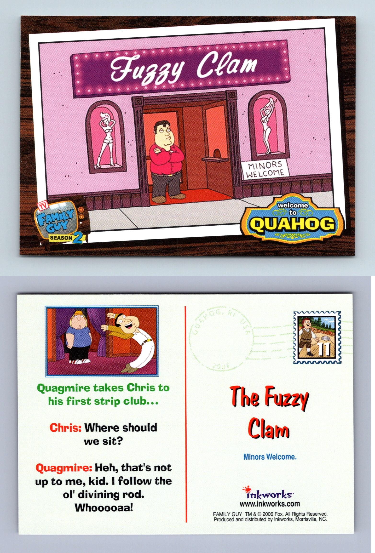 bryan coughlin recommends Fuzzy Clam Family Guy