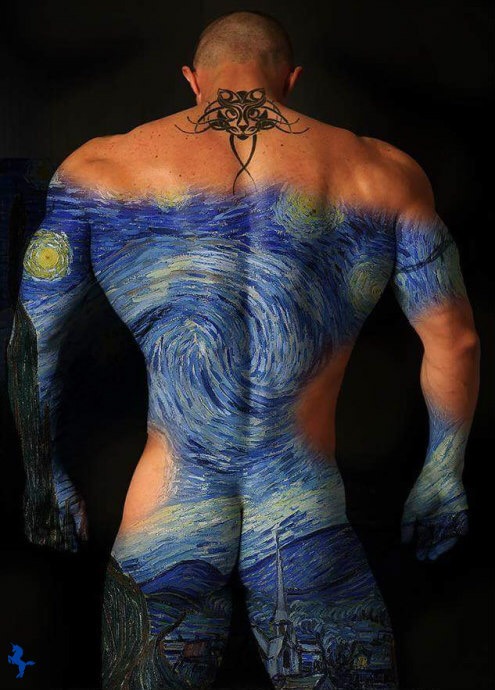 Best of Male body painting art