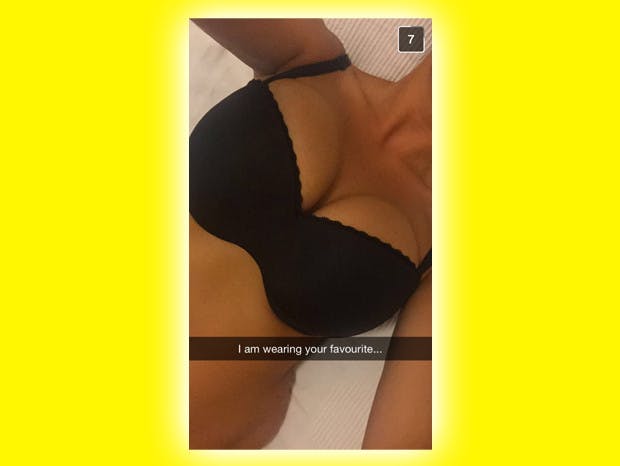 cristy himes share sending nudes on snapchat photos
