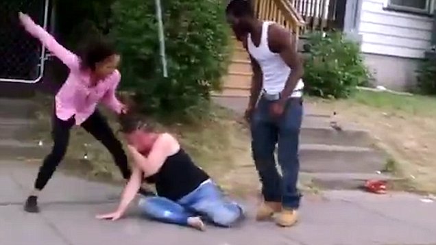 Real Girl Street Fights pink girl