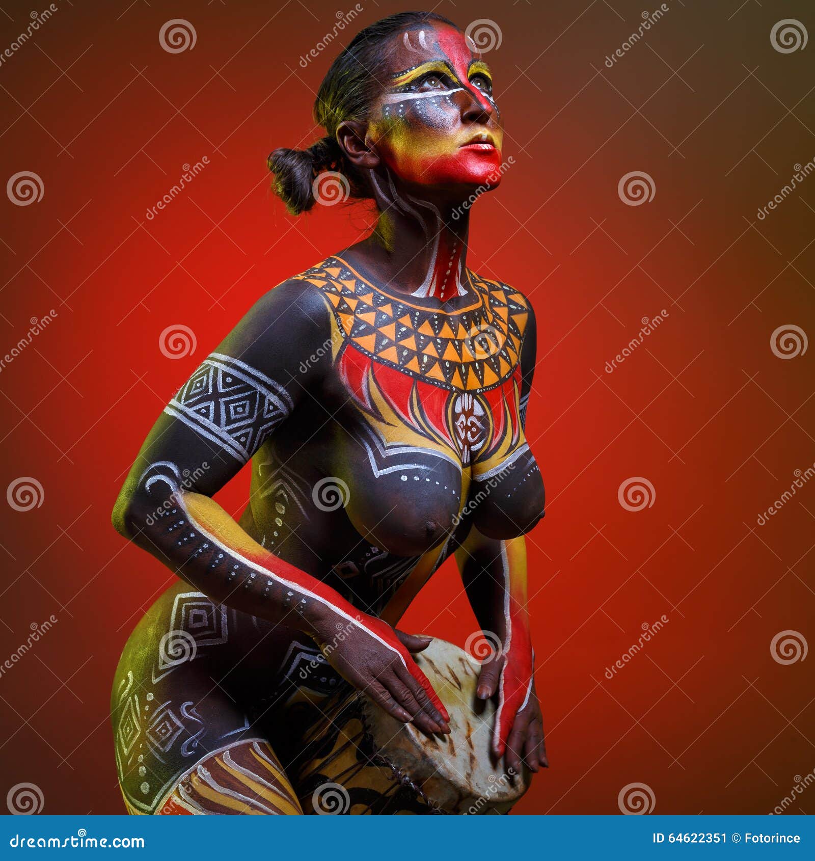 women body painting images