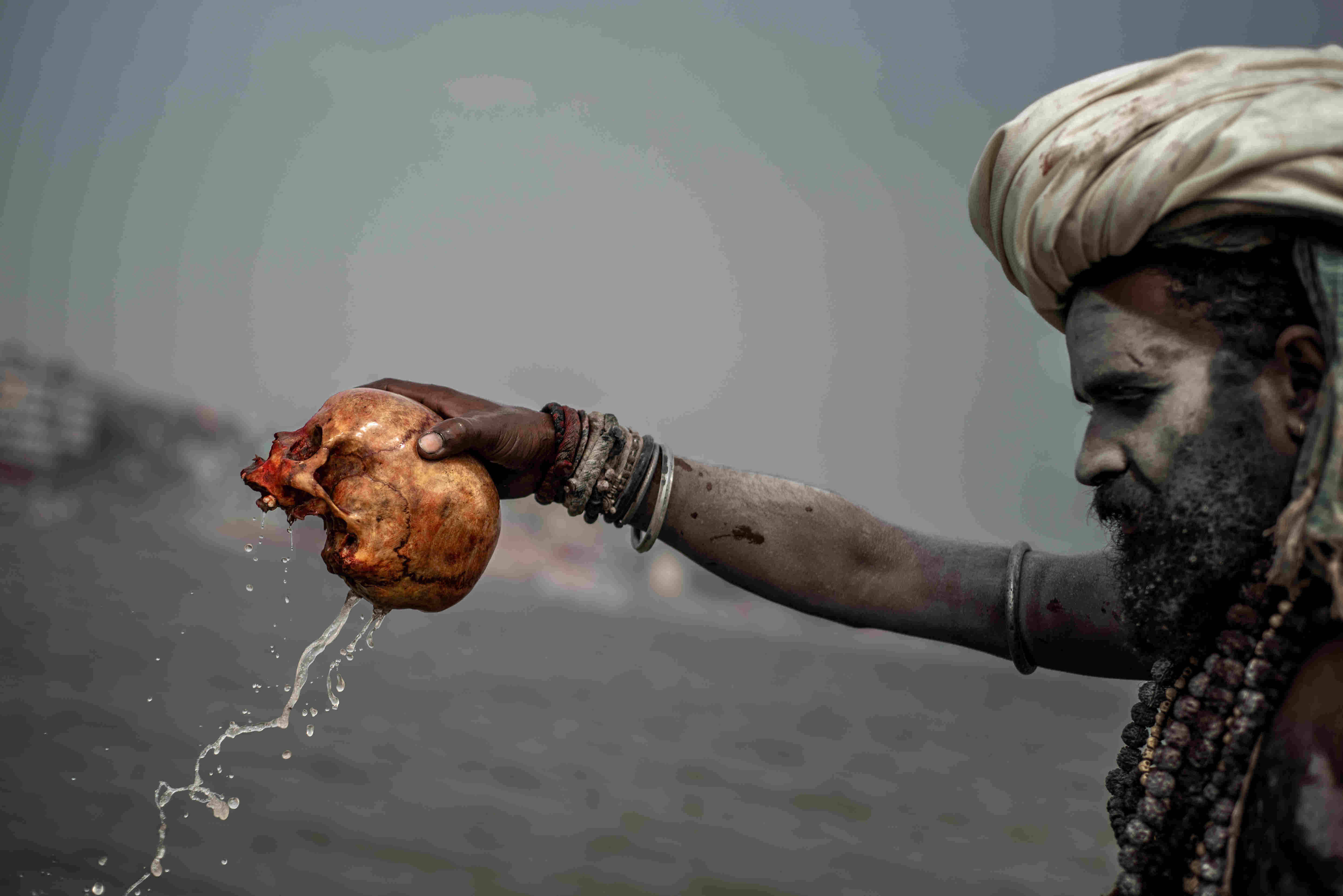 aghori eating dead body