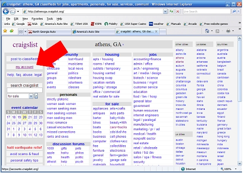 chantelle heaton recommends Craigs List Athens Ga