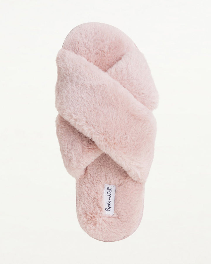 Best of Splendid slippers faux fur