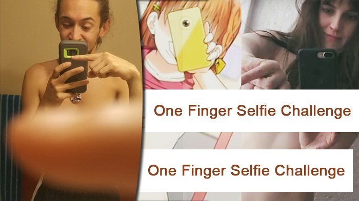 Best of One finger selfie challenge pics