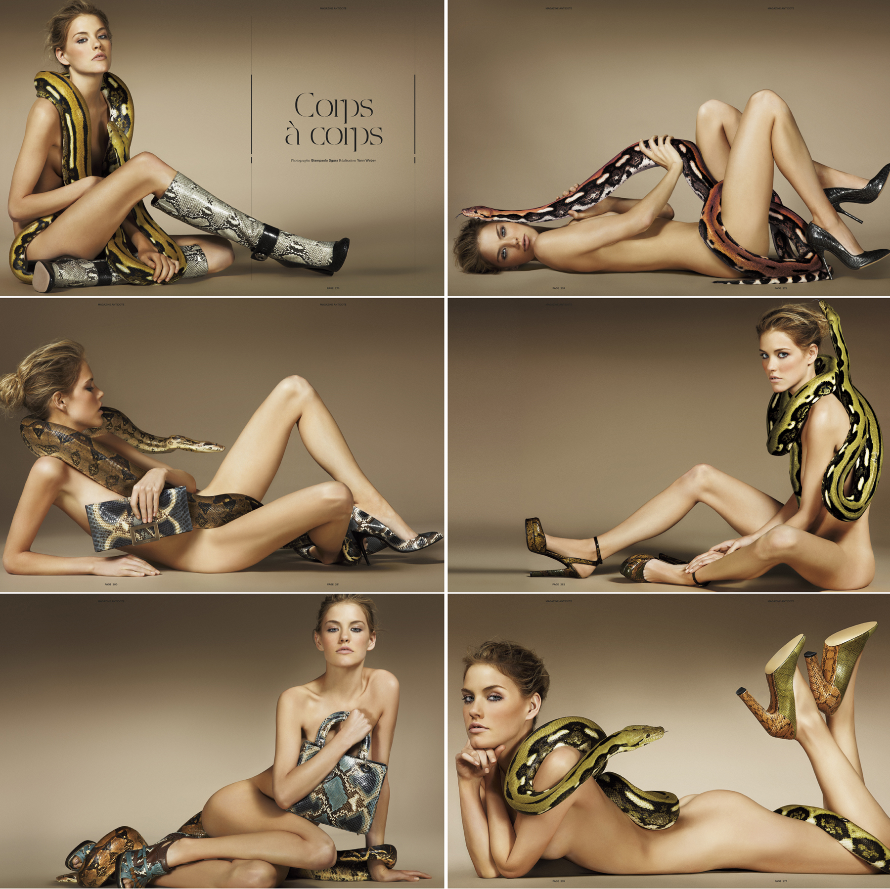 dennis gerona share naked lady with snake photos
