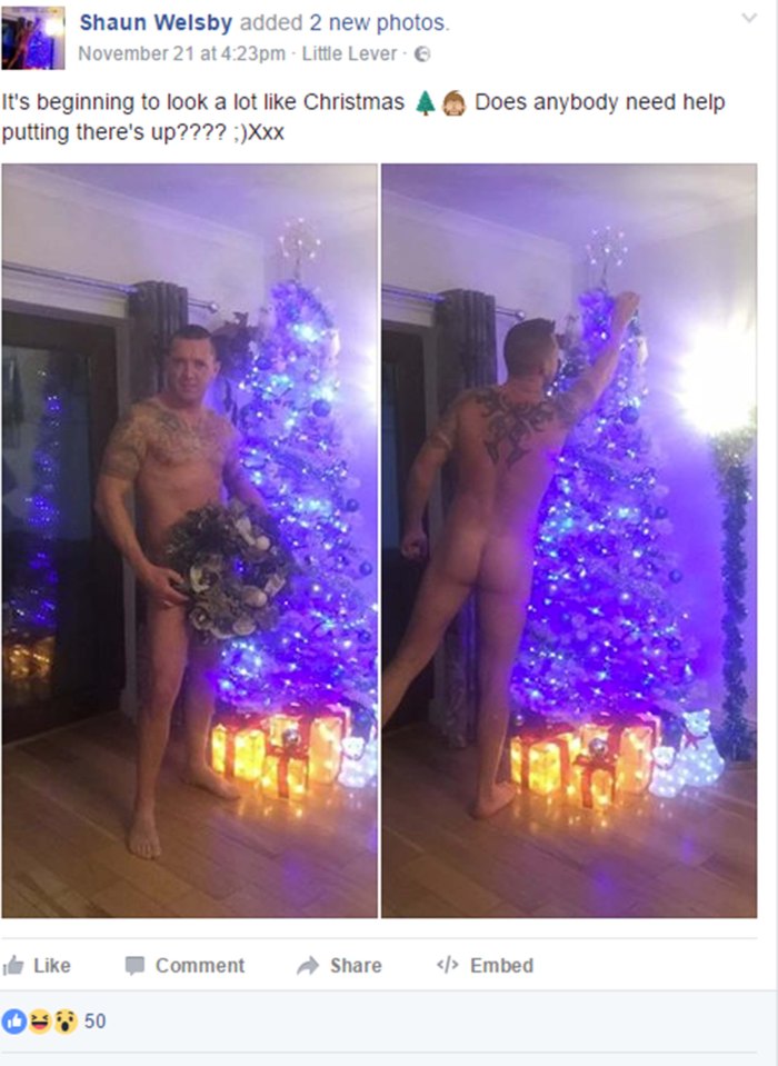 deanna stratford add photo naked under the christmas tree