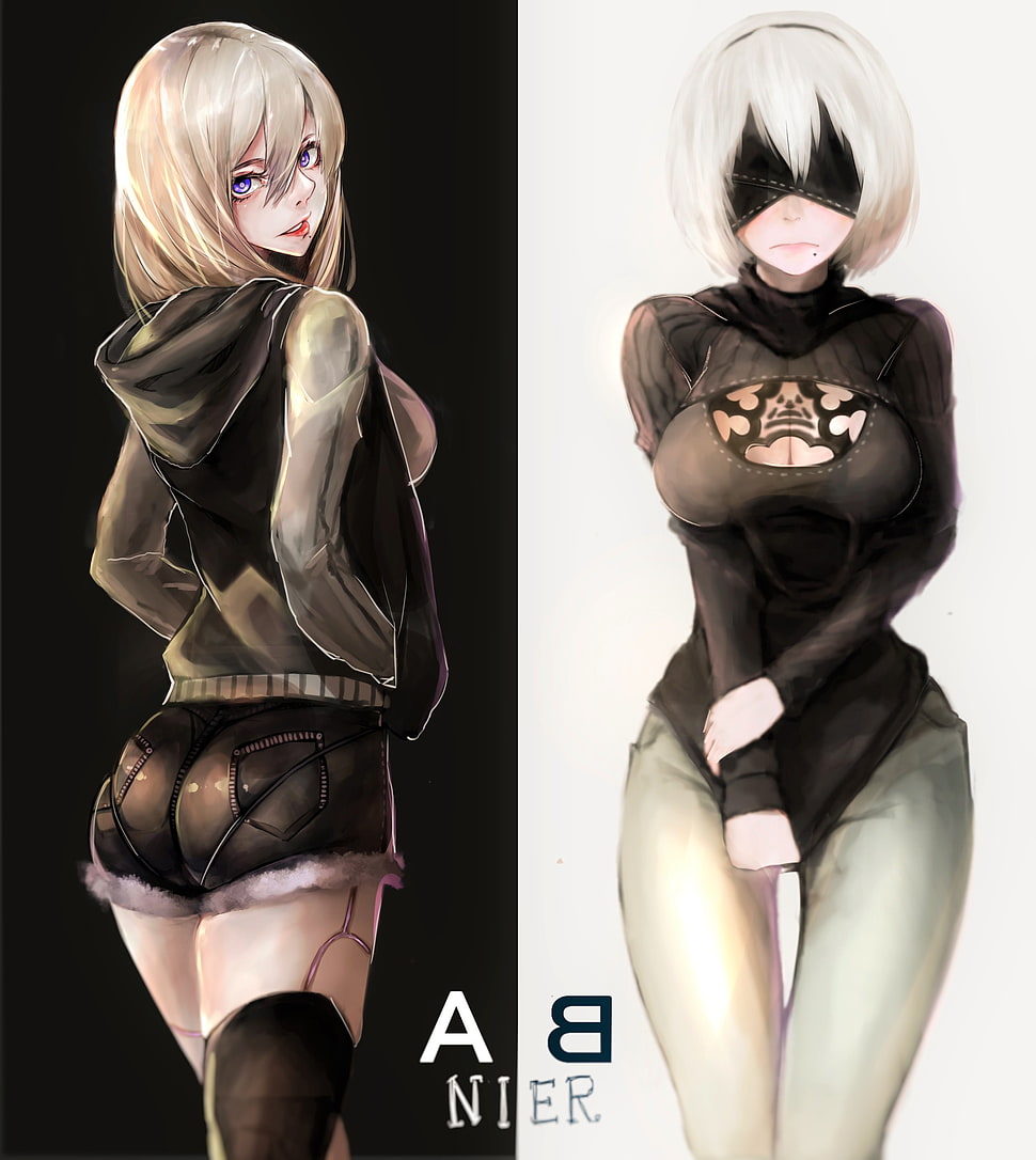 2b nier automata butt