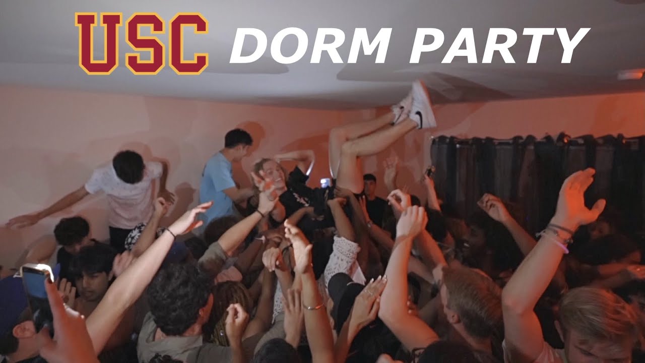 cliff fell add college dorm party video photo