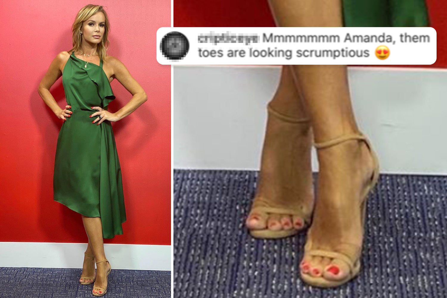 angelica hartman recommends Amanda Holden Feet