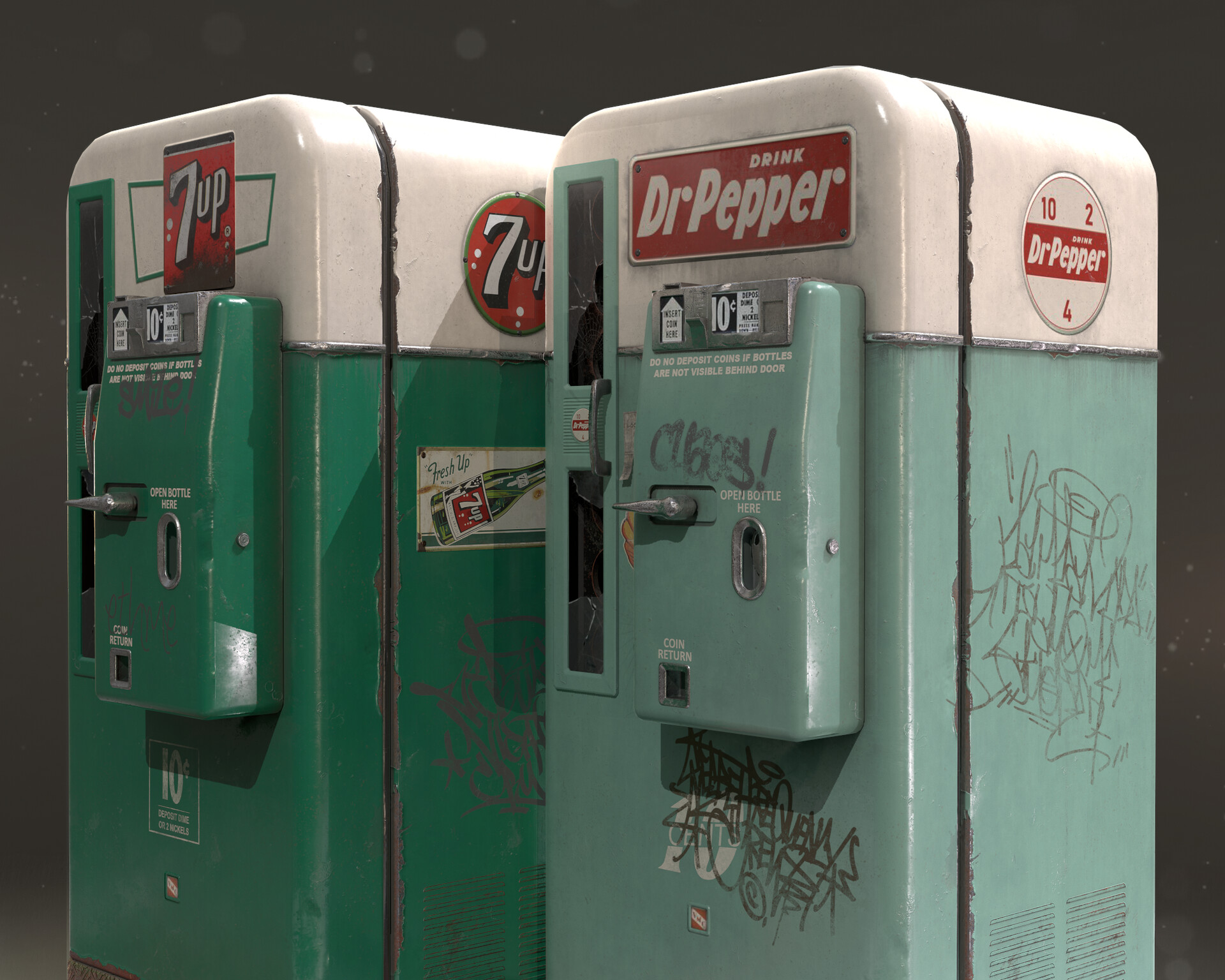 darran green recommends antique dr pepper machine pic