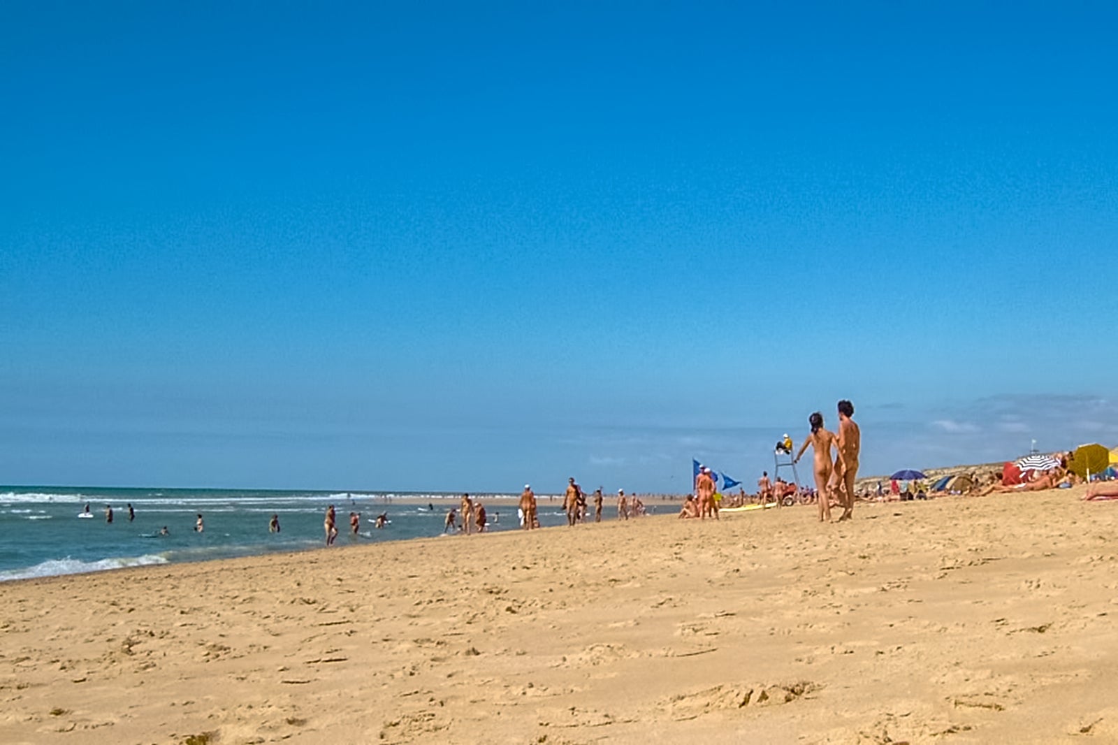 french nude beach photos