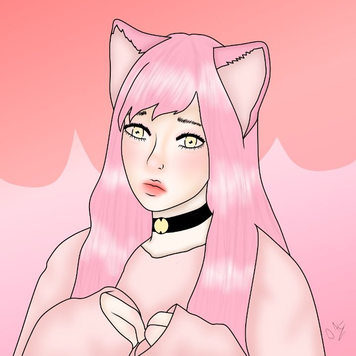 carter semple recommends pink haired cat girl pic