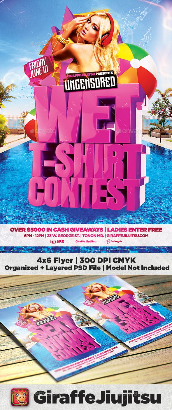 free wet tshirt contest