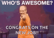 good luck in your new job gif