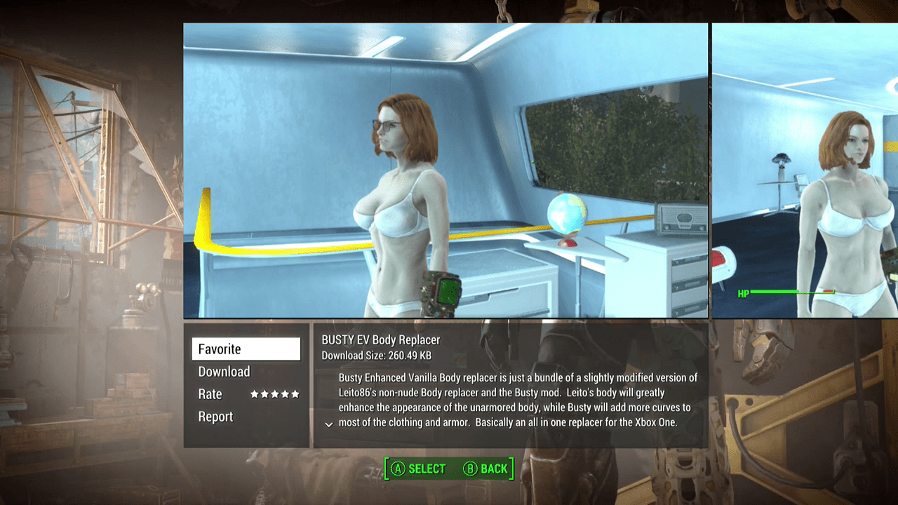 deepa manak recommends Fallout 4 Boob Mods