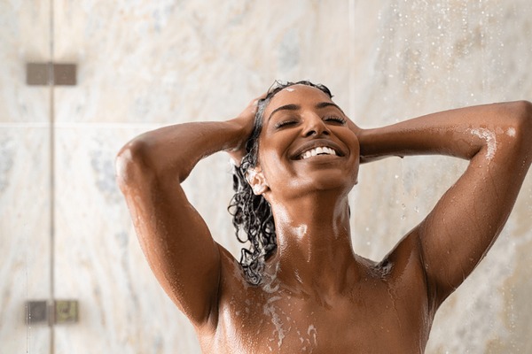 Best of Hot black girl in shower