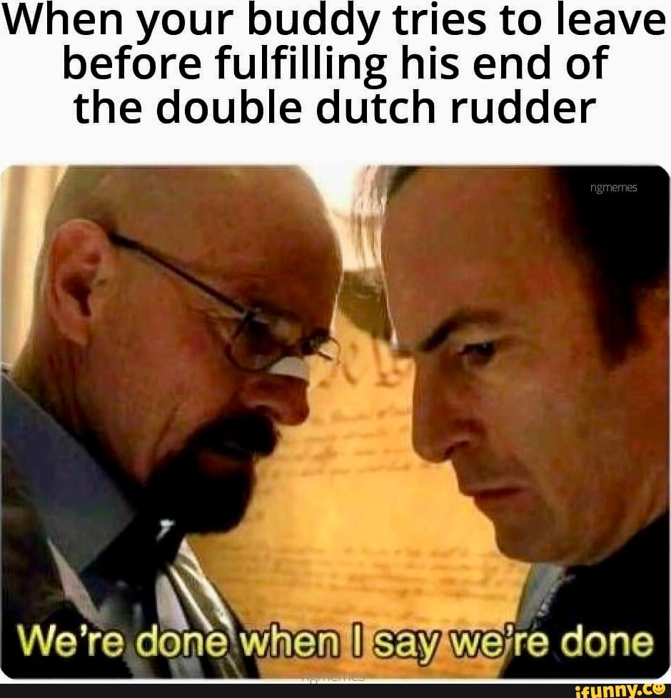 dig ger recommends double dutch rudder pic