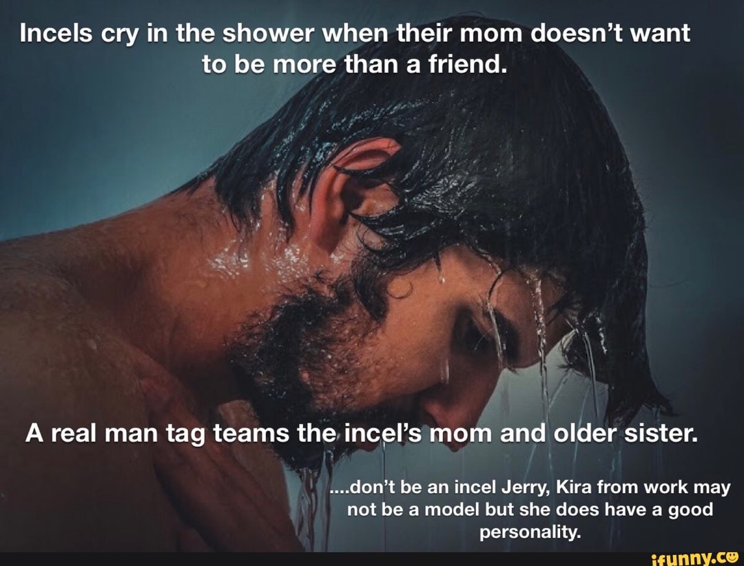 real mom in shower