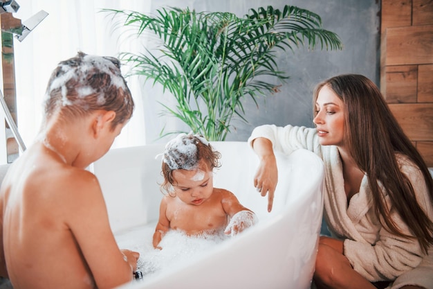 dian yuni recommends Mom Helps Son Bath