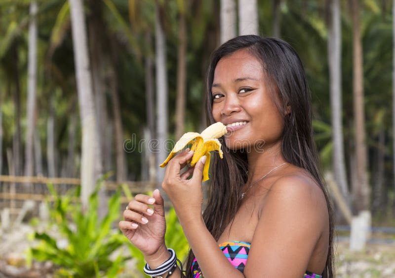 anurag jadhav recommends Woman Eating Banana Picture