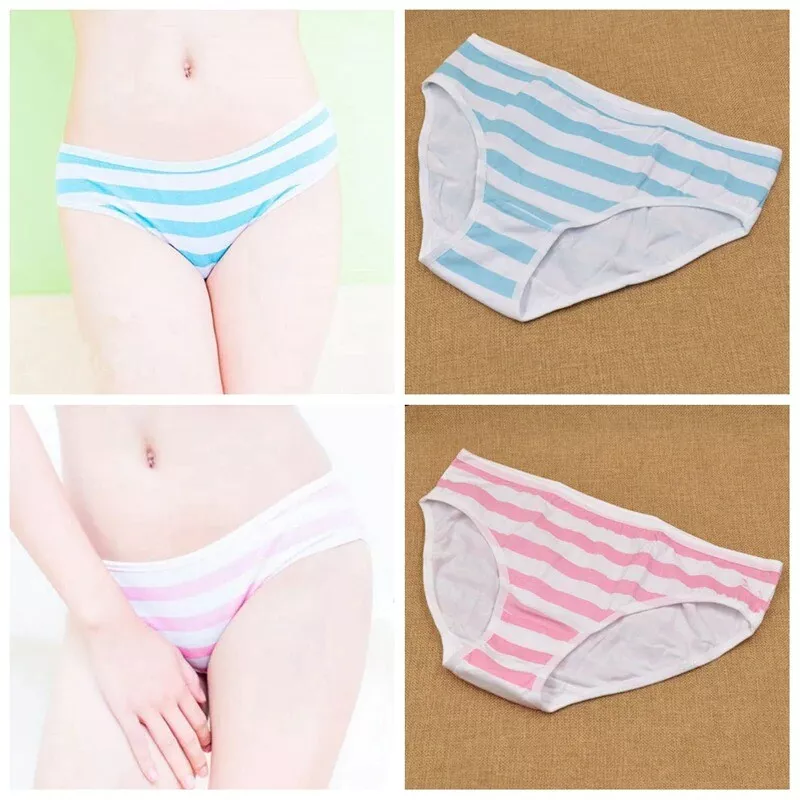 Best of Blue and white striped panties