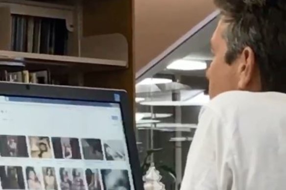 abbas ahamed add guy caught watching porn photo