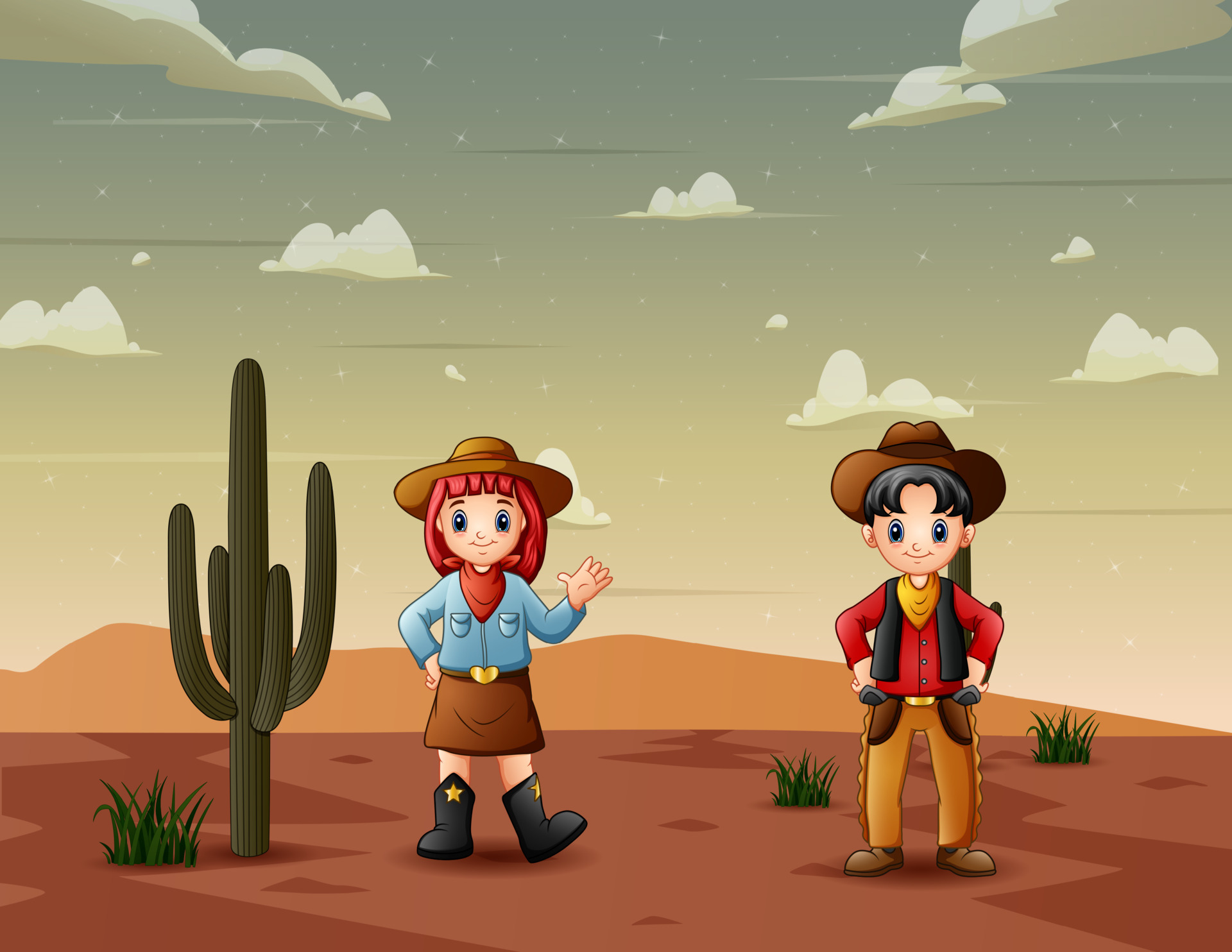 alisha mae ridge recommends Cowboy And Cowgirl Cartoon