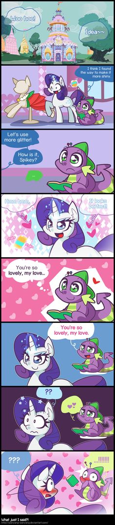 alex shelton recommends Spike X Rarity Comic