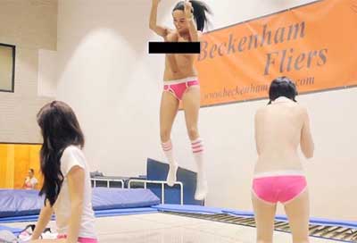 dawlat khan share topless female trampolining world photos