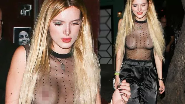 christiana symeou recommends bella thorne nip slip pic