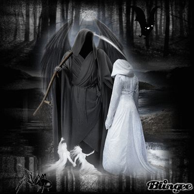 black tiger black tiger share pictures of the grim reaper with a female photos