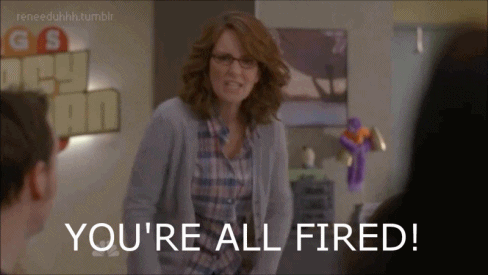 alex rogalski recommends youre fired gif pic