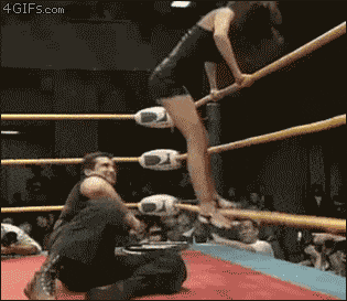 Ultimate Surrender Wrestling Gif chinese hoes