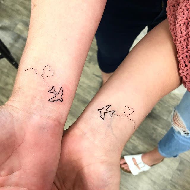 mother daughter sister tattoo