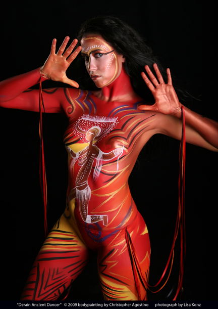 ariel guns recommends female body paint nude pic