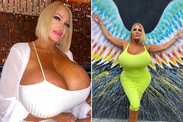 dini ignacio recommends huge fake breasts pic