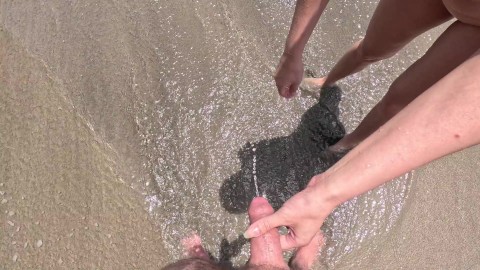 Best of Girl hidden on beach porn
